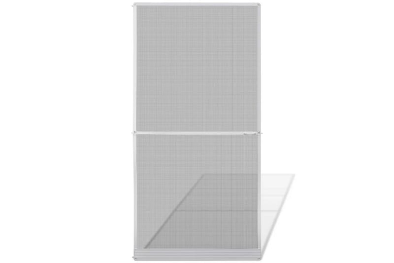 Nätdörr med gångjärn 120x240 cm vit - Vit - Trädgård & spabad - Utemiljö - Trädgårdsdekoration - Myggnät & insektsnät