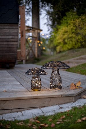 Otto Utomhusdekoration belysning 27 cm - svart - Trädgård & spabad - Utemiljö - Trädgårdsdekoration - Trädgårdsfigurer & trädgårdsprydnad