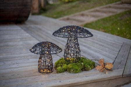 Otto Utomhusdekoration belysning 27 cm - svart - Trädgård & spabad - Utemiljö - Trädgårdsdekoration - Trädgårdsfigurer & trädgårdsprydnad