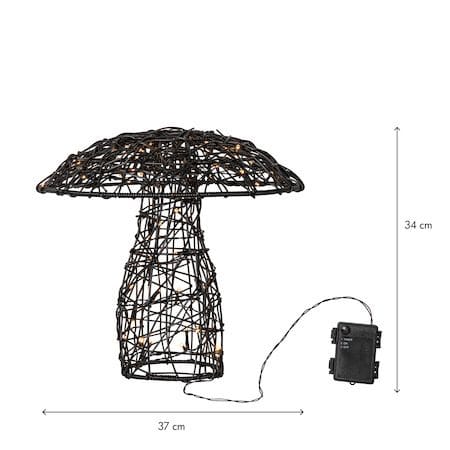 Otto Utomhusdekoration belysning 37 cm - svart - Trädgård & spabad - Utemiljö - Trädgårdsdekoration - Trädgårdsfigurer & trädgårdsprydnad