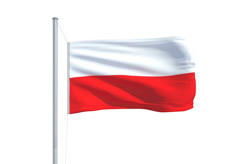 Polens flagga 90x150 cm - Flaggstång & flagga