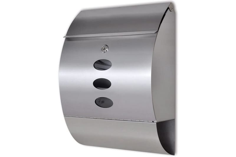 Brevlåda i rostfritt stål - Silver - Brevlåda - Postlåda & post