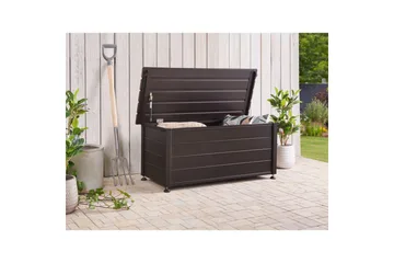 Låda Campalto Brun, 113x50x52 cm - Brun, 113x50x52 cm - Utemöbler - Dynförvaring & möbelskydd - Dynboxar & dynlådor