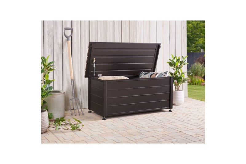 Låda Campalto Brun, 113x50x52 cm - Brun, 113x50x52 cm - Trädgård & spabad - Utemiljö - Trädgårdsdekoration - Postlåda & post
