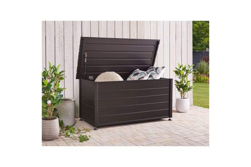 Låda Campalto Brun, 123x60x60 cm - Brun, 123x60x60 cm - Trädgård & spabad - Utemiljö - Trädgårdsdekoration - Postlåda & post