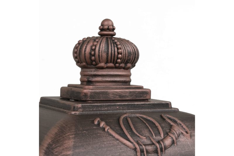Markpostlåda vintage stil rostfri aluminium brons - Brun - Brevlåda - Postlåda & post