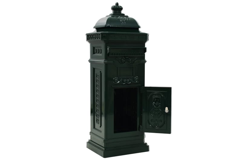 Markpostlåda vintage stil rostfri aluminium grön - Grön - Trädgård & spabad - Utemiljö - Trädgårdsdekoration - Postlåda & post - Brevlåda