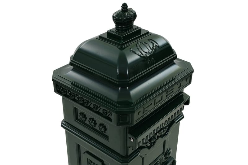 Markpostlåda vintage stil rostfri aluminium grön - Grön - Trädgård & spabad - Utemiljö - Trädgårdsdekoration - Postlåda & post - Brevlåda