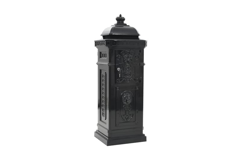 Markpostlåda vintage stil rostfri aluminium svart - Svart - Trädgård & spabad - Utemiljö - Trädgårdsdekoration - Postlåda & post - Brevlåda