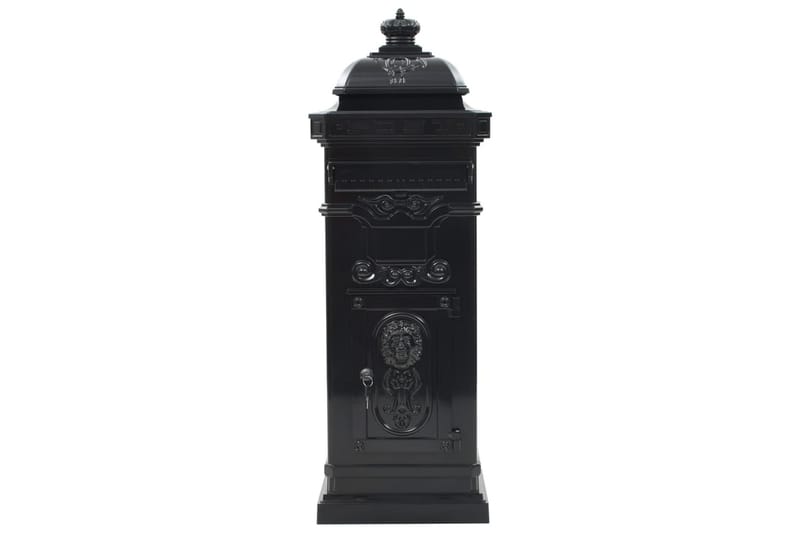 Markpostlåda vintage stil rostfri aluminium svart - Svart - Trädgård & spabad - Utemiljö - Trädgårdsdekoration - Postlåda & post - Brevlåda