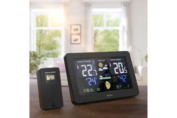 HAMA Väderstation Premium Inkl. USB-laddning - HAMA - Trädgård & spabad - Utemiljö - Trädgårdsdekoration - Regn & temperatur