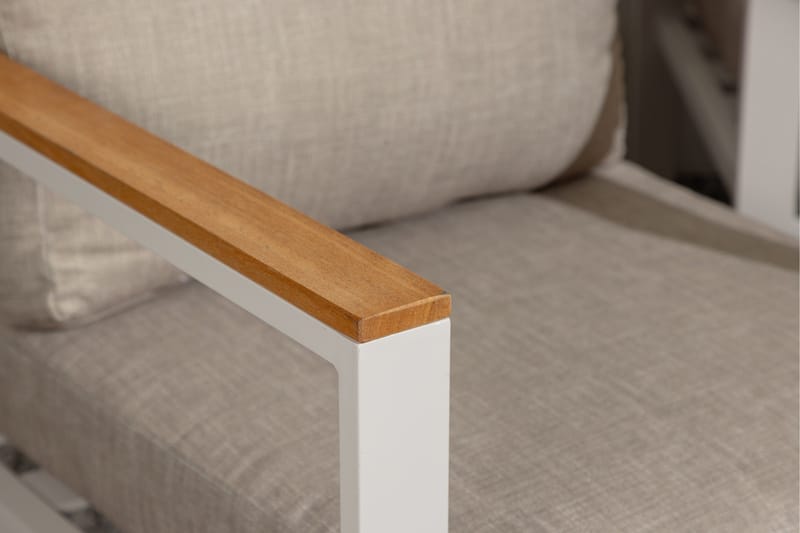 Aspvik Soffgrupp 5-sits - Grå / Beigea dynor - Trädgård & spabad - Utemiljö - Altan & terrass - Altanmöbler