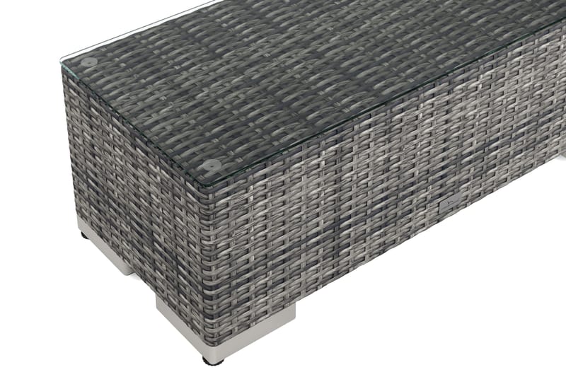 Bahamas Avslut utomhus 38x90 cm - Grå - Utemöbler - Loungemöbler - Modulsoffa utomhus