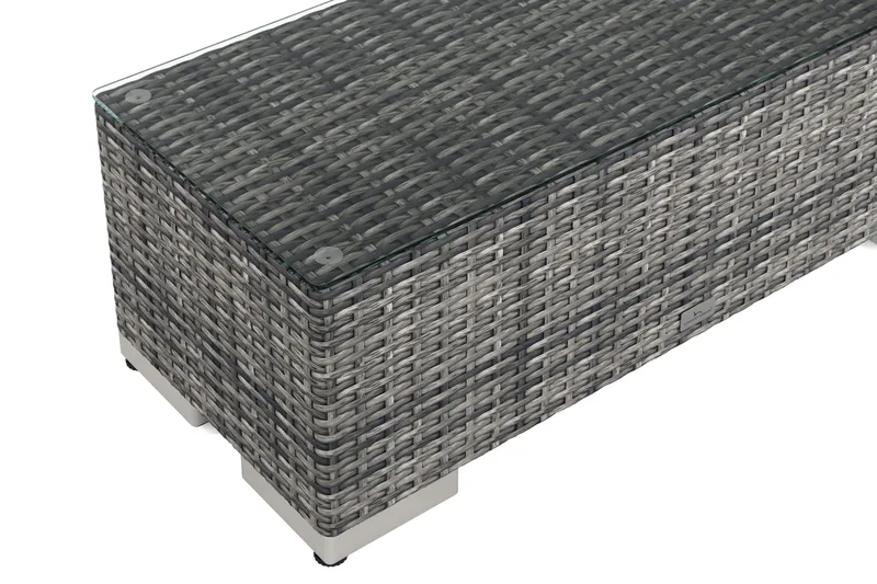 Bahamas Avslut utomhus 38x90 cm - Grå - Utemöbler - Loungemöbler - Modulsoffa utomhus