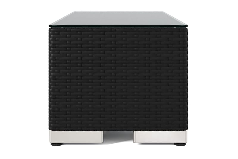 Bahamas Avslut utomhus 90 cm - Svart - Utemöbler - Loungemöbler - Modulsoffa utomhus