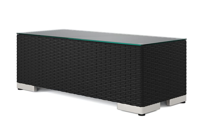 Bahamas Avslut utomhus 90 cm - Svart - Utemöbler - Loungemöbler - Modulsoffa utomhus