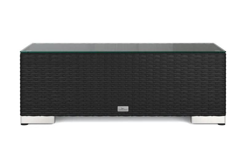 Bahamas Avslut utomhus 90 cm - Svart - Utemöbler - Loungemöbler - Modulsoffa utomhus