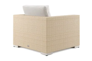 Bahamas Loungefåtölj utomhus i konstrotting - Beige - Utemöbler - Loungemöbler - Loungestol utomhus