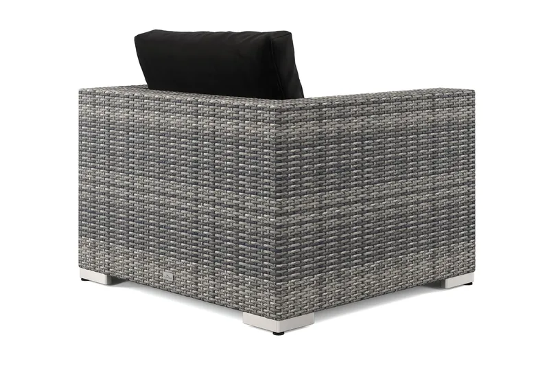 Bahamas Loungefåtölj utomhus i konstrotting - Grå - Utemöbler - Loungemöbler - Loungestol utomhus