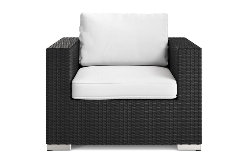 Bahamas Loungefåtölj utomhus i konstrotting - Svart - Utemöbler - Loungemöbler - Loungestol utomhus