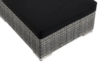 Bahamas Mittmodul utomhus i konstrotting - Grå - Utemöbler - Loungemöbler - Modulsoffa utomhus - Mittmodul utesoffa