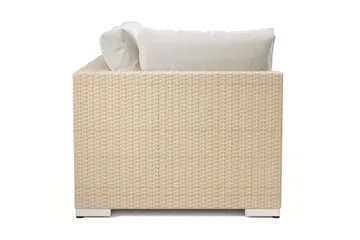 Bahamas Vänstermodul utomhus 140 cm - Beige - Utemöbler - Loungemöbler - Modulsoffa utomhus - Högermoduler utesoffa