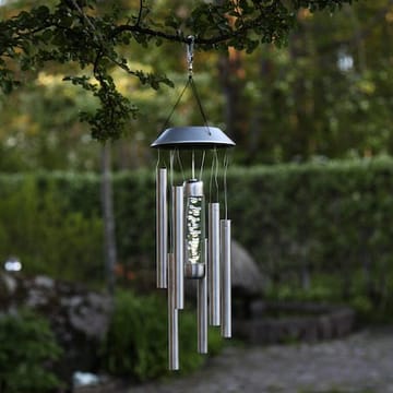 Bubbly Solcellsvindspel 35 cm - silver - Trädgård & spabad - Utemiljö - Trädgårdsdekoration - Trädgårdsfigurer & trädgårdsprydnad - Vindsnurra & vindspel