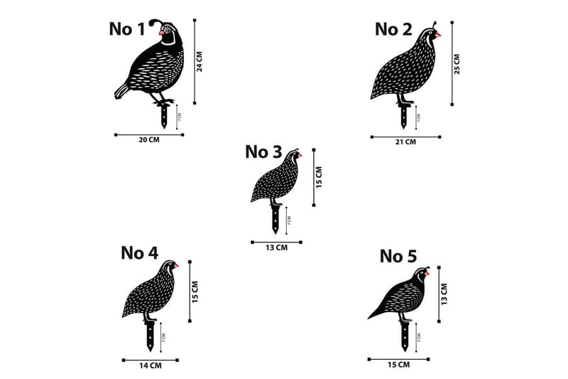 Dekorativ Trädgårds Metalltillbehör Set Cirel Svart - Svart - Trädgård & spabad - Utemiljö - Trädgårdsdekoration - Trädgårdsfigurer & trädgårdsprydnad - Trädgårdsstaty