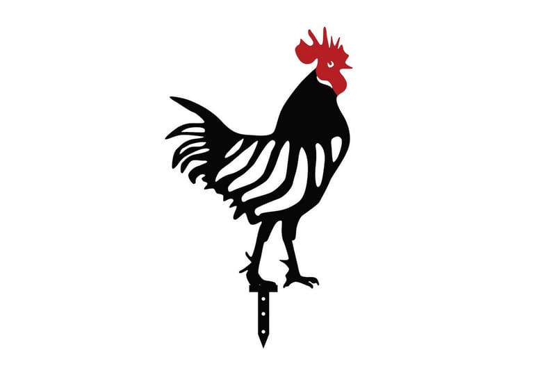 Dekorativ Trädgårds Metalltillbehör Set Flarek Svart Sex stycken - Sex stycken - Trädgård & spabad - Utemiljö - Trädgårdsdekoration - Trädgårdsfigurer & trädgårdsprydnad - Plastdjur