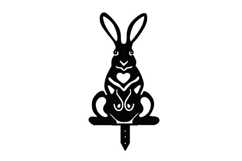 Dekorativ Trädgårds Metalltillbehör Set Jarielhaven Svart - Svart - Trädgård & spabad - Utemiljö - Trädgårdsdekoration - Trädgårdsfigurer & trädgårdsprydnad - Trädgårdsstaty