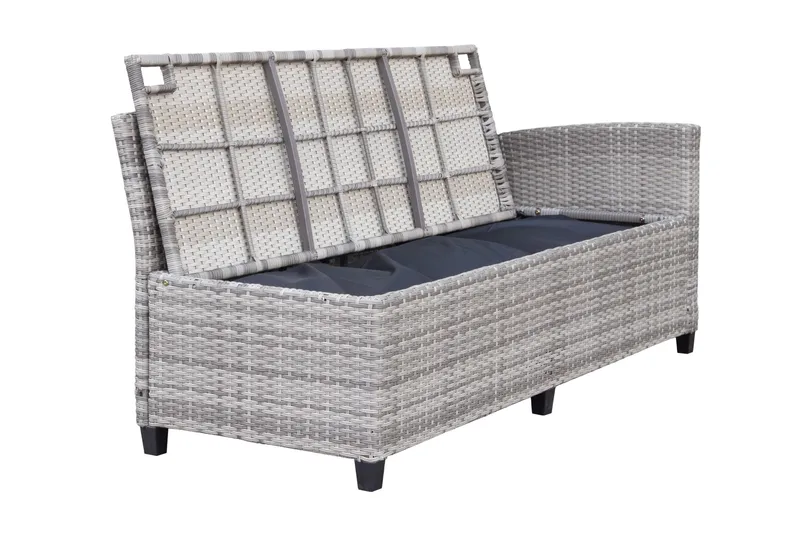 James Light med förvaring - Grå - Trädgård & spabad - Utemiljö - Altan & terrass - Altanmöbler