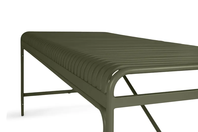 Jarva Rektangulärt Matbord Utomhus 90x200 cm i Metall - Grön - Utemöbler - Utebord & trädgårdsbord - Matbord utomhus