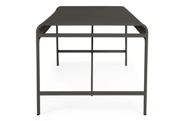Jarva Rektangulärt Matbord Utomhus 90x200 cm i Metall - Svart - Utemöbler - Utebord & trädgårdsbord - Matbord utomhus