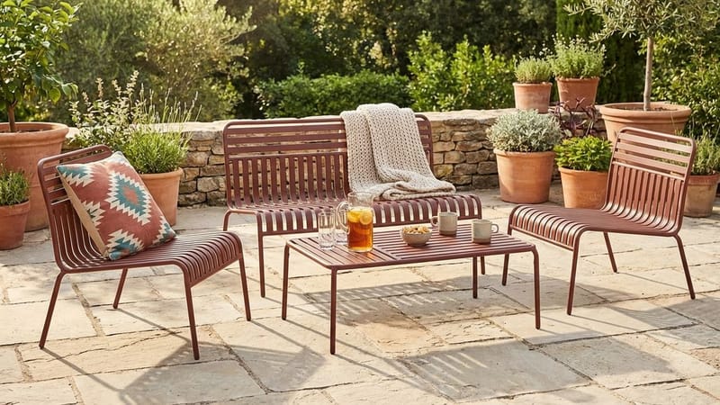 Jarva Soffgrupp Utomhus - Röd - Trädgård & spabad - Utemiljö - Altan & terrass - Altanmöbler