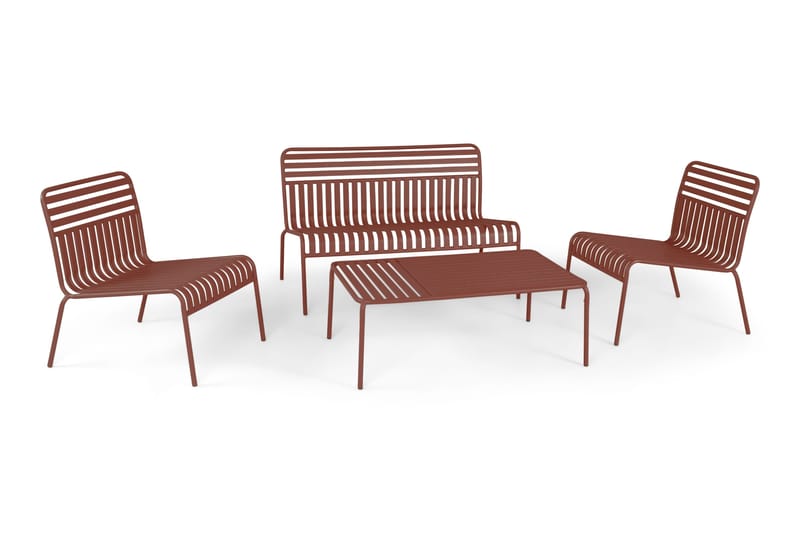 Jarva Soffgrupp Utomhus - Röd - Trädgård & spabad - Utemiljö - Altan & terrass - Altanmöbler