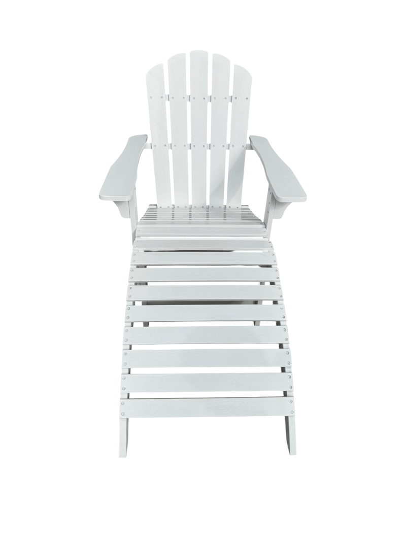 Landet Däckstol utomhus - Vit - Utemöbler - Utestol & trädgårdsstol - Solstolar - Däckstol