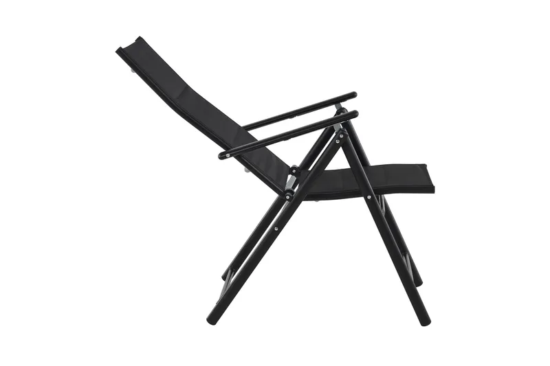 Maggie Vadderad Fällbar Positionsstol utomhus - Svart - Utemöbler - Utestol & trädgårdsstol - Positionsstol