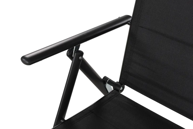 Maggie Vadderad Fällbar Positionsstol utomhus - Svart - Utemöbler - Utestol & trädgårdsstol - Positionsstol