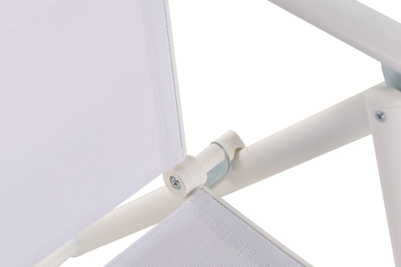 Maggie Vadderad Fällbar Positionsstol utomhus - Vit - Utemöbler - Utestol & trädgårdsstol - Positionsstol