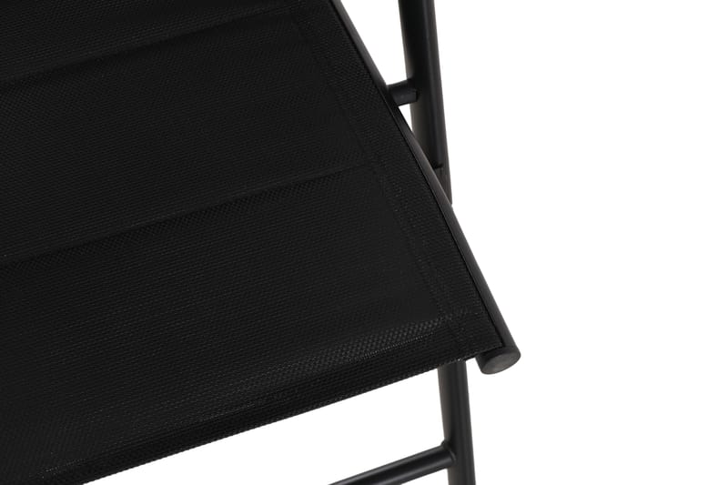 Maggie Vadderad Fällbar Positionsstol utomhus - Svart - Utemöbler - Utestol & trädgårdsstol - Positionsstol
