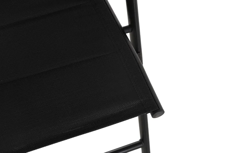 Maggie Vadderad Fällbar Positionsstol utomhus - Svart - Utemöbler - Utestol & trädgårdsstol - Positionsstol