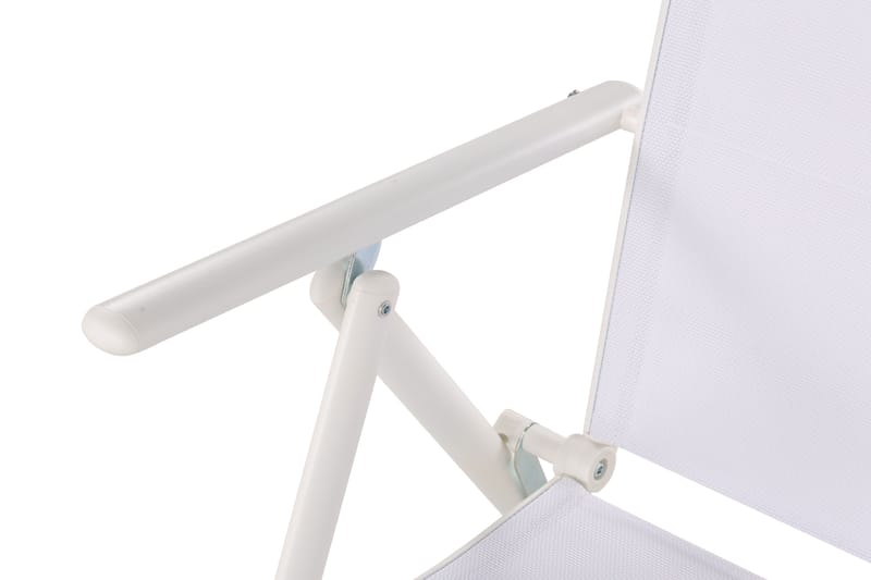 Maggie Vadderad Fällbar Positionsstol utomhus - Vit - Utemöbler - Utestol & trädgårdsstol - Positionsstol