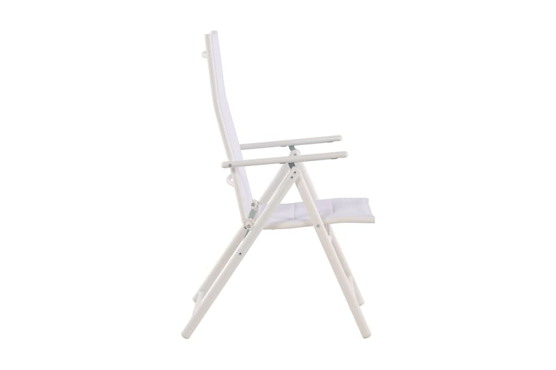 Maggie Vadderad Fällbar Positionsstol utomhus - Vit - Utemöbler - Utestol & trädgårdsstol - Positionsstol