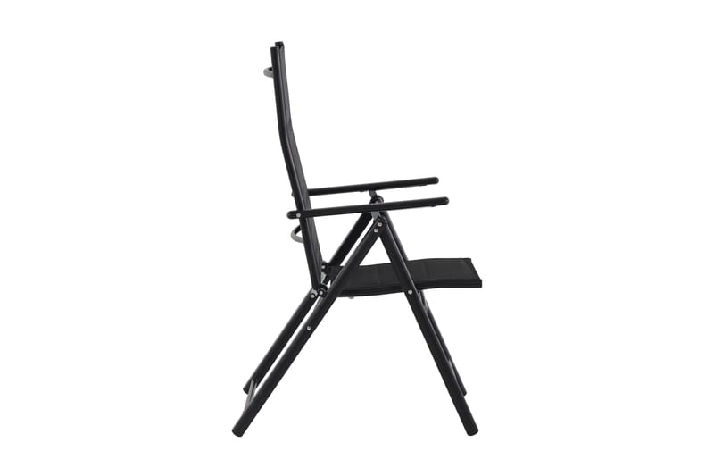 Maggie Vadderad Fällbar Positionsstol utomhus - Svart - Utemöbler - Utestol & trädgårdsstol - Positionsstol