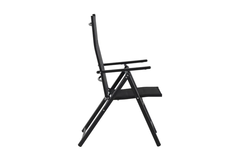 Maggie Vadderad Fällbar Positionsstol utomhus - Svart - Utemöbler - Utestol & trädgårdsstol - Positionsstol