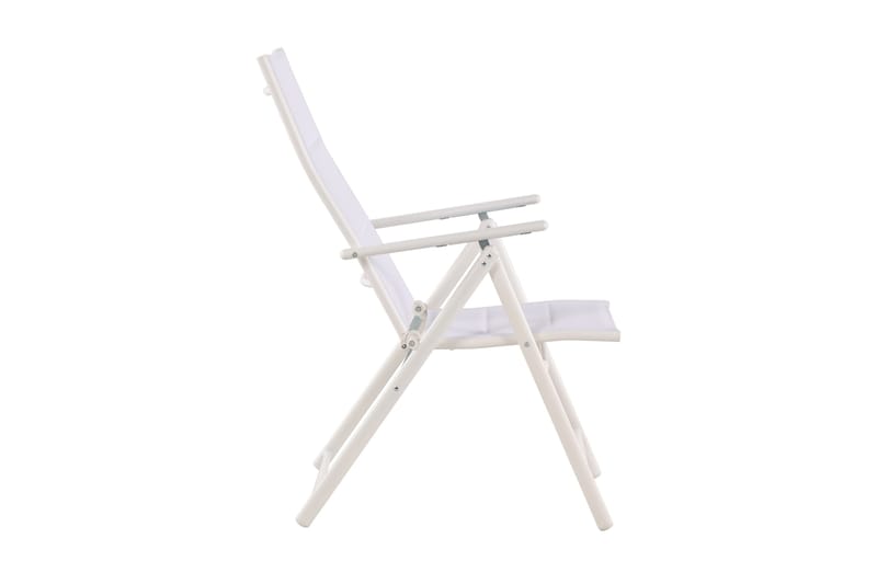 Maggie Vadderad Fällbar Positionsstol utomhus - Vit - Utemöbler - Utestol & trädgårdsstol - Positionsstol