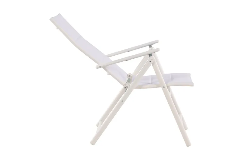 Maggie Vadderad Fällbar Positionsstol utomhus - Vit - Utemöbler - Utestol & trädgårdsstol - Positionsstol