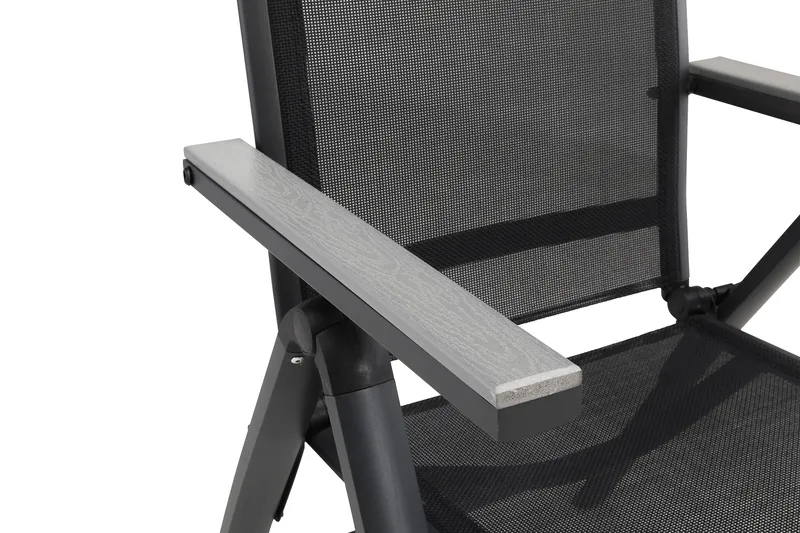 Monaco Light Positionsstol utomhus - Svart - Utemöbler - Utestol & trädgårdsstol - Positionsstol