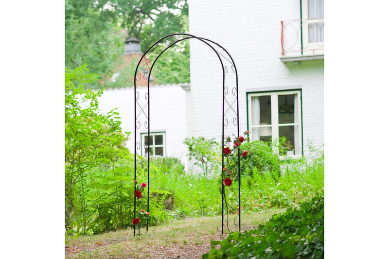 Nature Rosenbåge 100x37x230cm svart - Svart - Trädgård & spabad - Utemiljö - Trädgårdsdekoration - Trädgårdsfigurer & trädgårdsprydnad