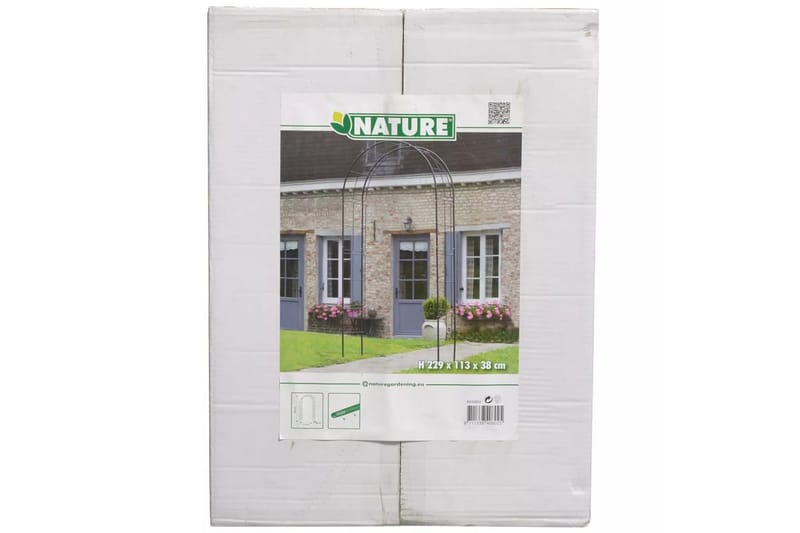 Nature Rosenbåge metall 229x38x113 cm svart - Svart - Trädgård & spabad - Utemiljö - Trädgårdsdekoration - Trädgårdsfigurer & trädgårdsprydnad